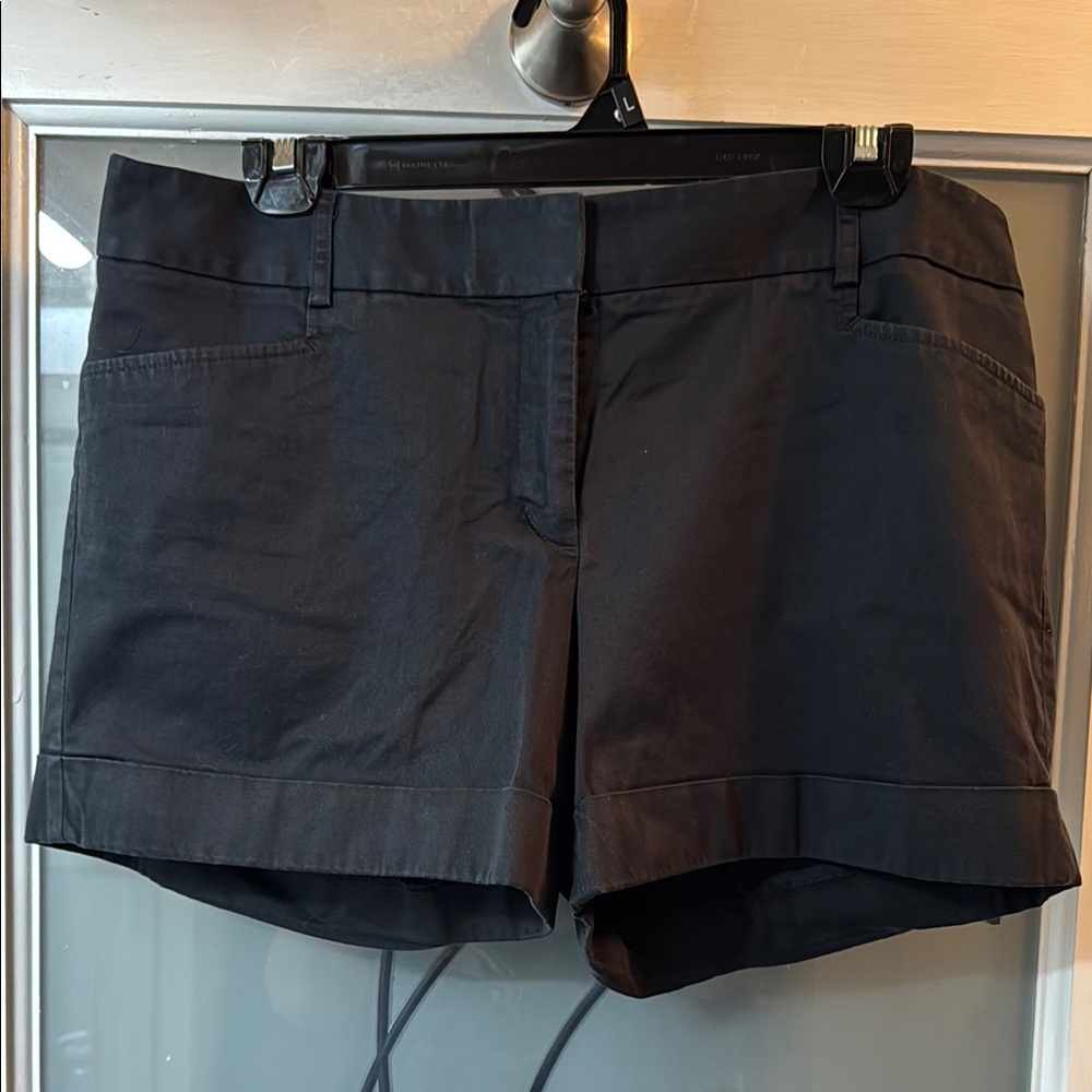 Women's Express Editor Black Shorts